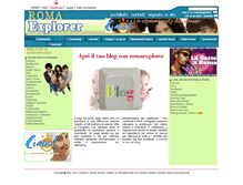 Tablet Screenshot of blog.romaexplorer.it